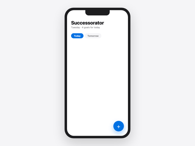 Successorator planner app animation